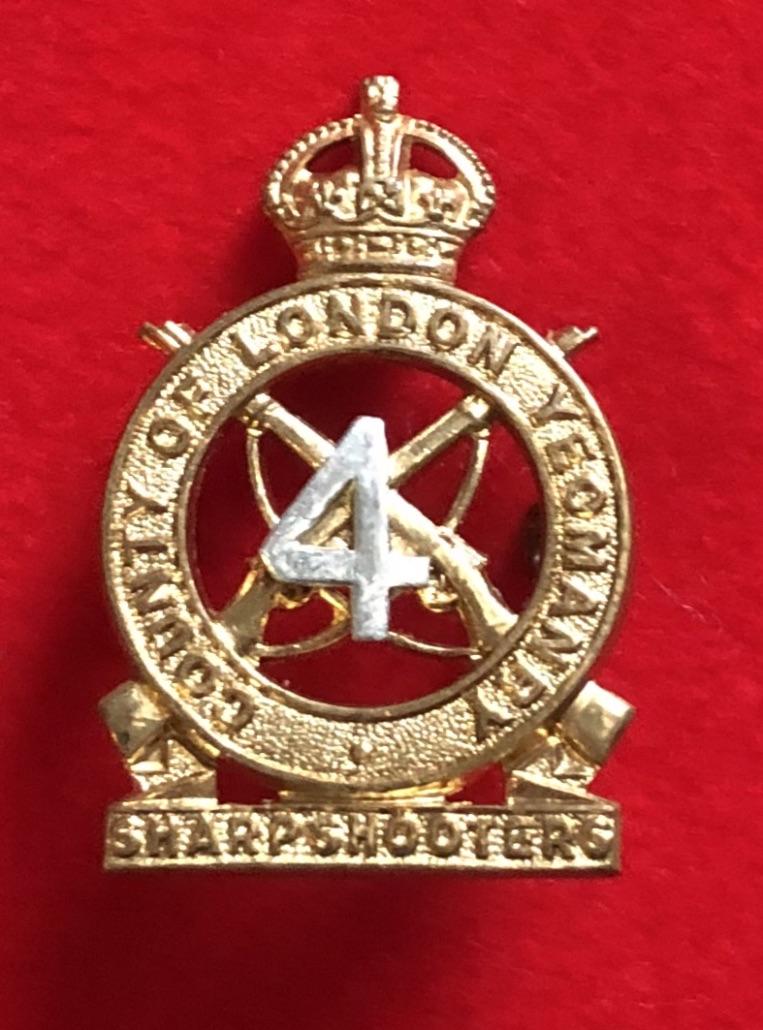 4th CoLY Cap Badge