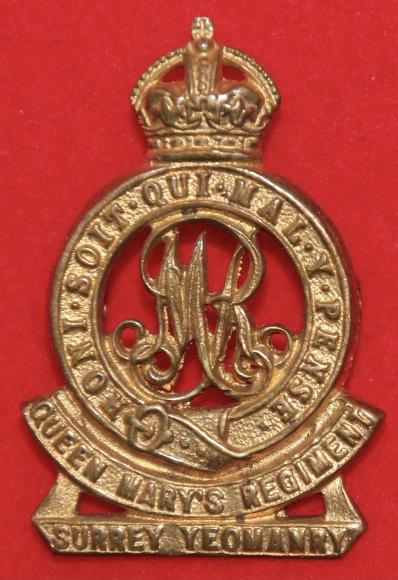 Surrey Yeomanry Cap Badge