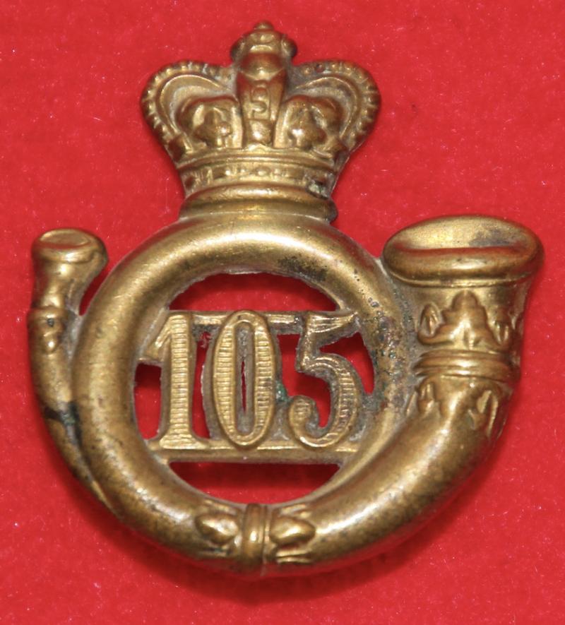 105th Foot Collar Badge