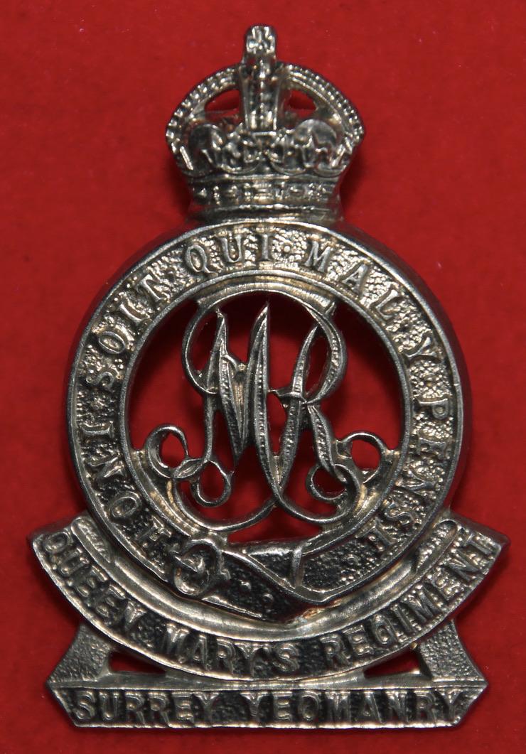 Surrey Yeomanry Cap Badge