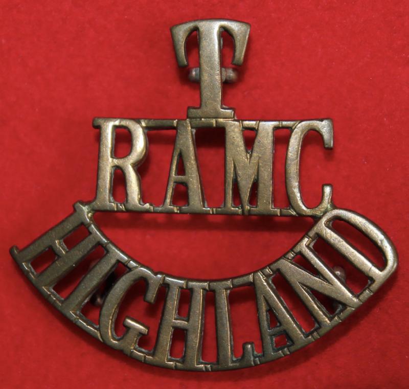 T/RAMC/Highland Shoulder Title