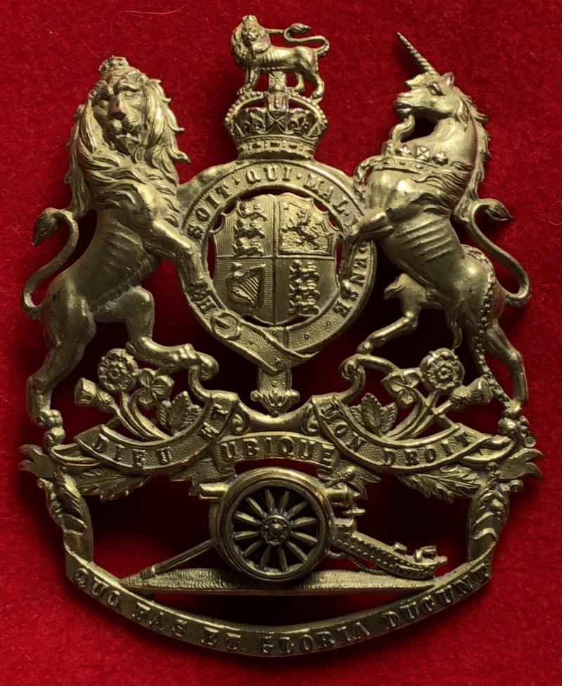 RA Officer's Helmet Plate
