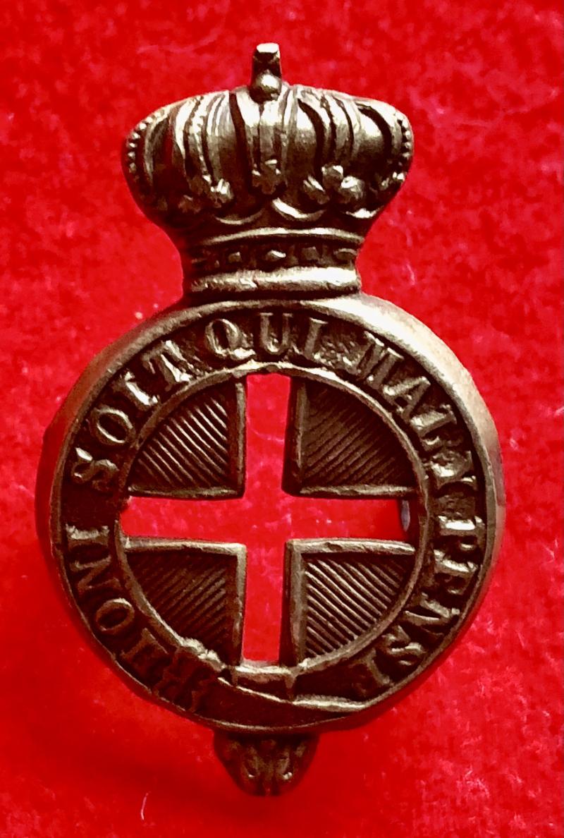 Volunteer Medical Staff Corps Collar Badge