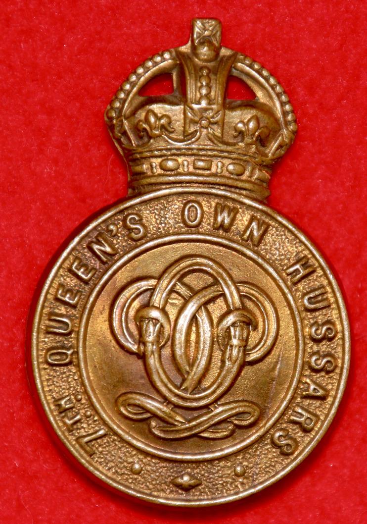 7th Hussars (1916) Cap Badge