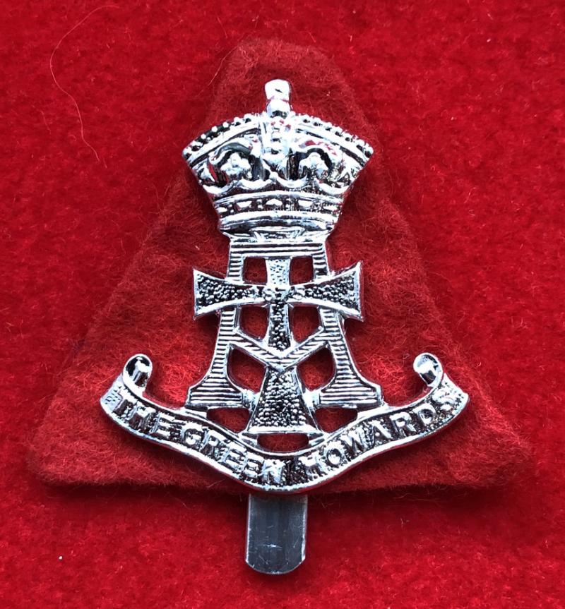 Anodised Green Howards Cap Badge