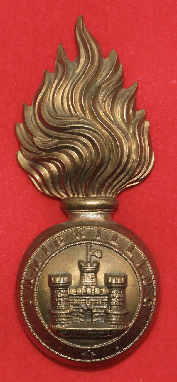 Inniskilling Fusiliers Fur Cap Grenade