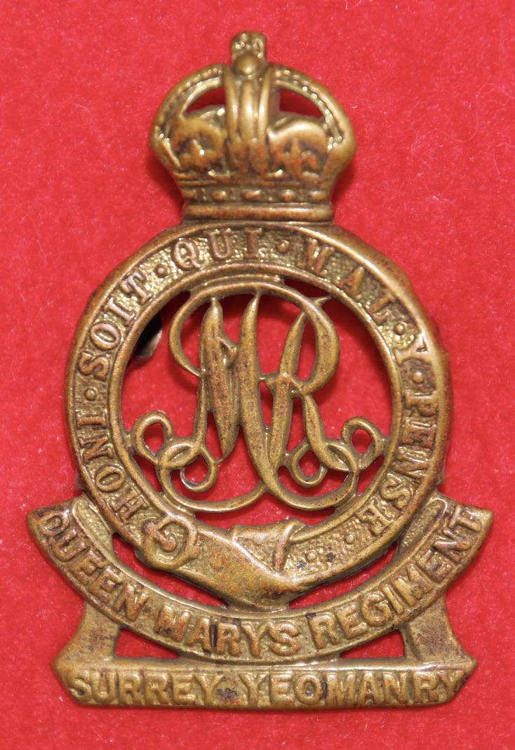 Surrey Yeomanry Cap Badge