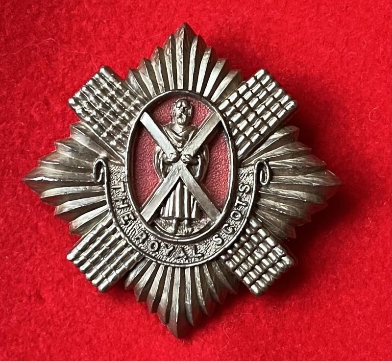 R Scots Plastic Glengarry Badge