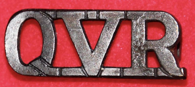 QVR Officer's Shoulder Title