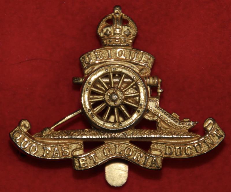 RA Officer's Beret Badge