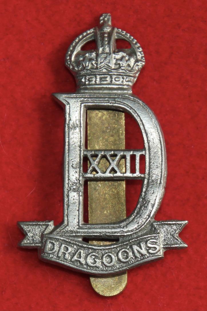 22nd Dragoons Cap Badge