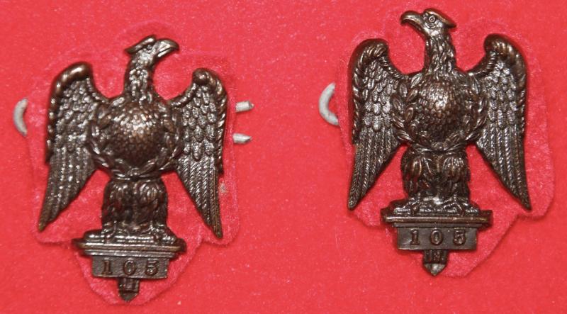 Royal Dragoons OSD Collar Badges