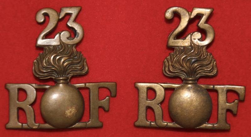 23rd RF Shoulder Titles