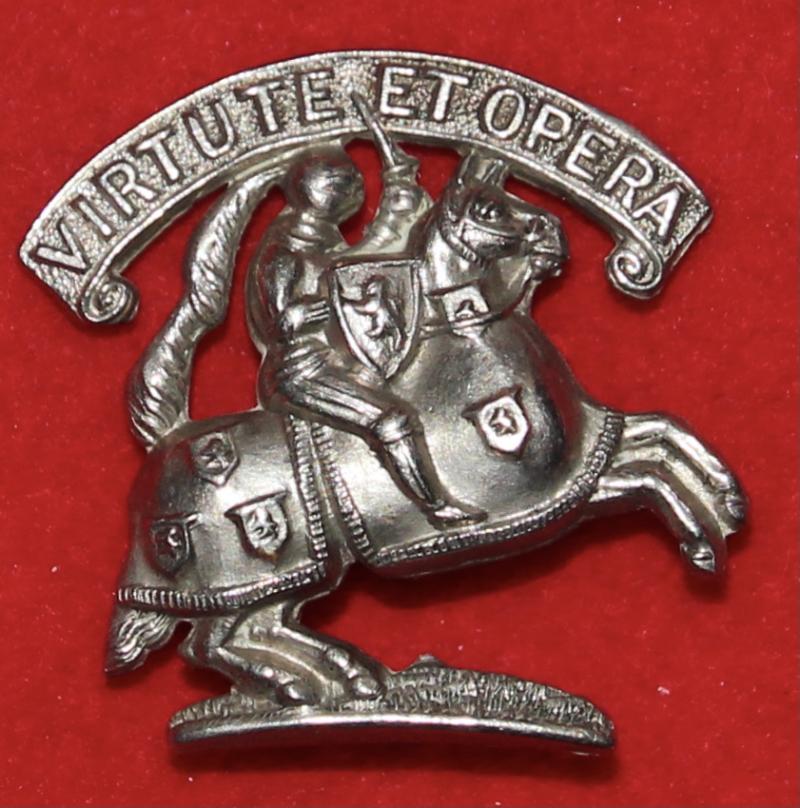 6th VB BW Collar Badge