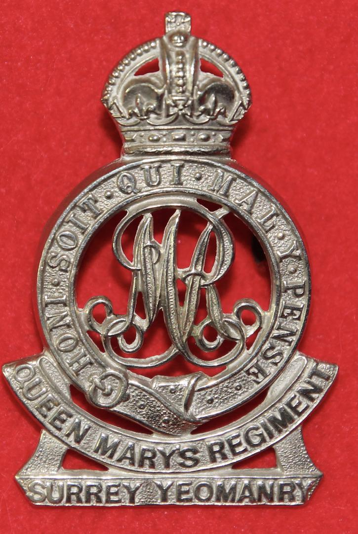 Surrey Yeomanry Cap Badge