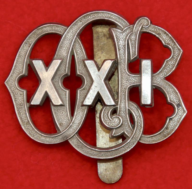 21st OCB Cap Badge