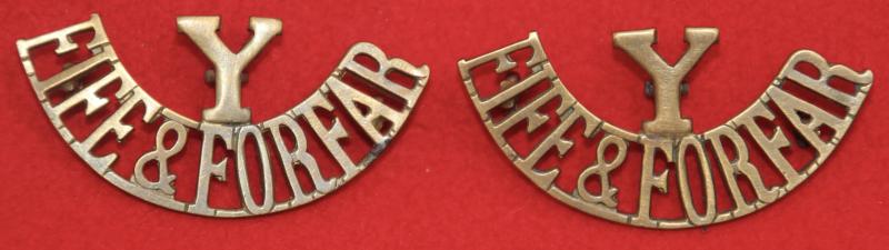 Y/Fife & Forfar Shoulder Title