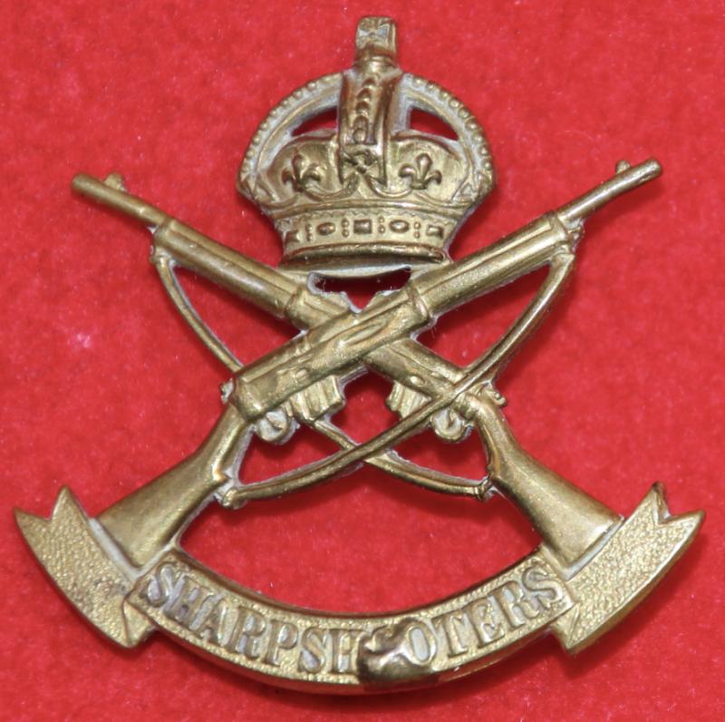 Sharpshooters IY Cap Badge