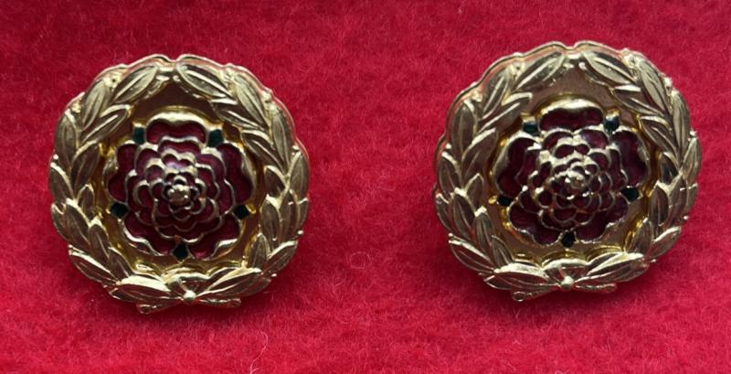 R Hants Collar Badges