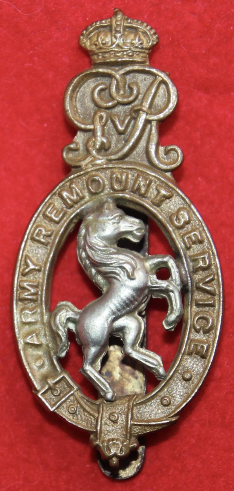 Army Remount Service Cap Badge