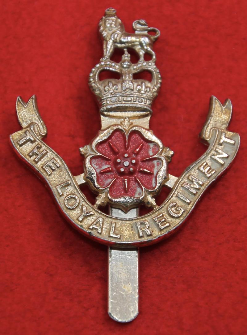 Anodised Loyal Regt Cap Badge