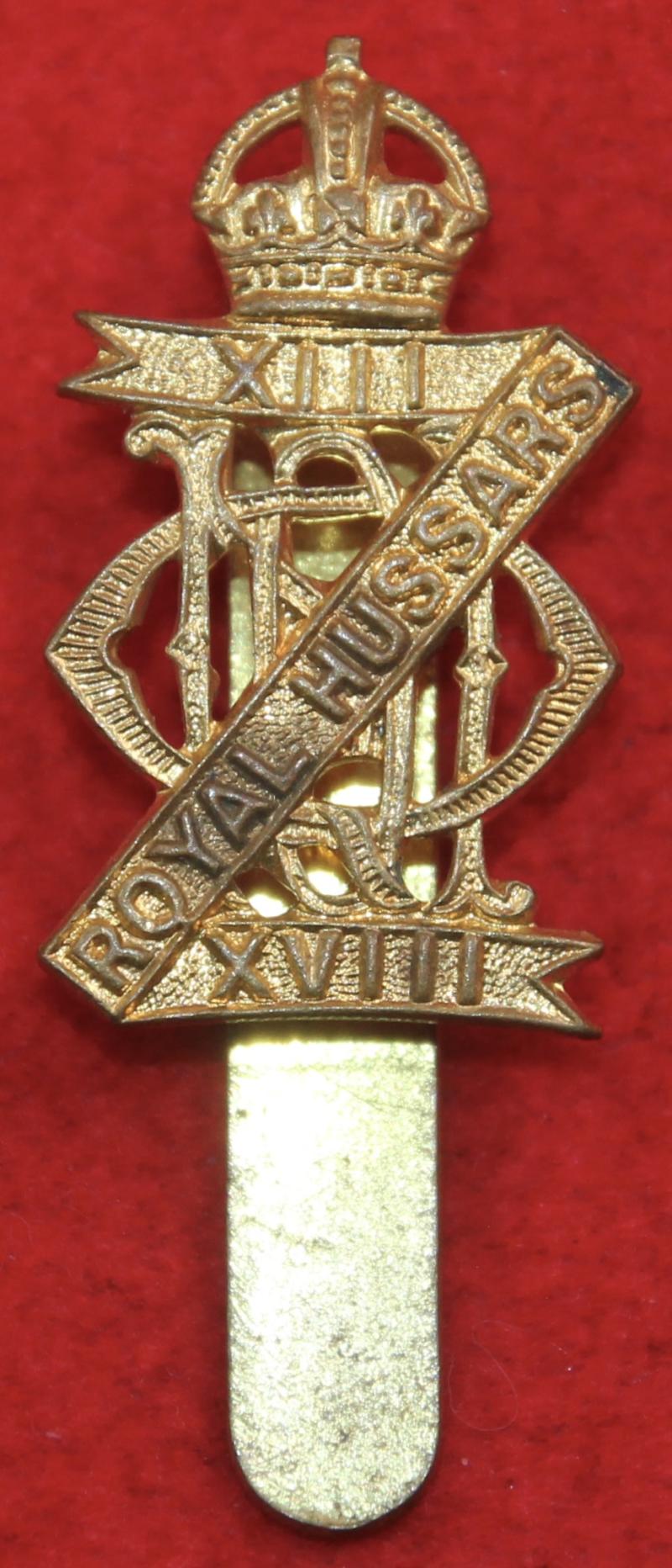 13th/18th Hussars Cap Badge