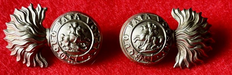 Northumberland Fusiliers (Vols) Collar Badges