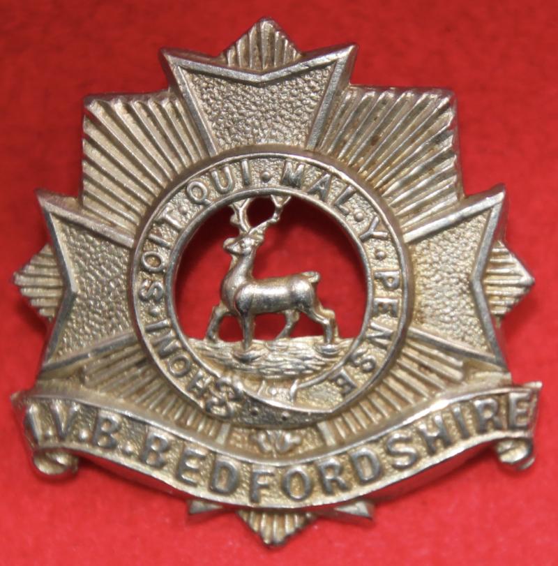 1st VB Beds Regt Cap Badge