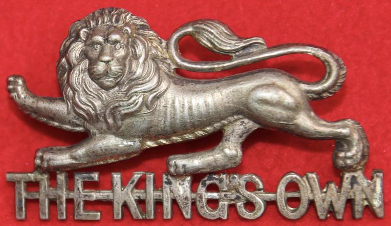 King's Own Officer's Cap Badge