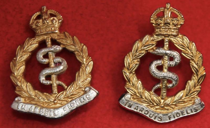 RAMC Officer's Collar Badges