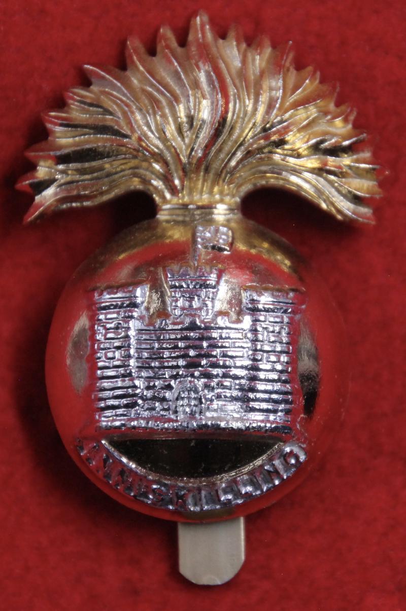 Anodised Inniskilling Fusiliers Cap Badge