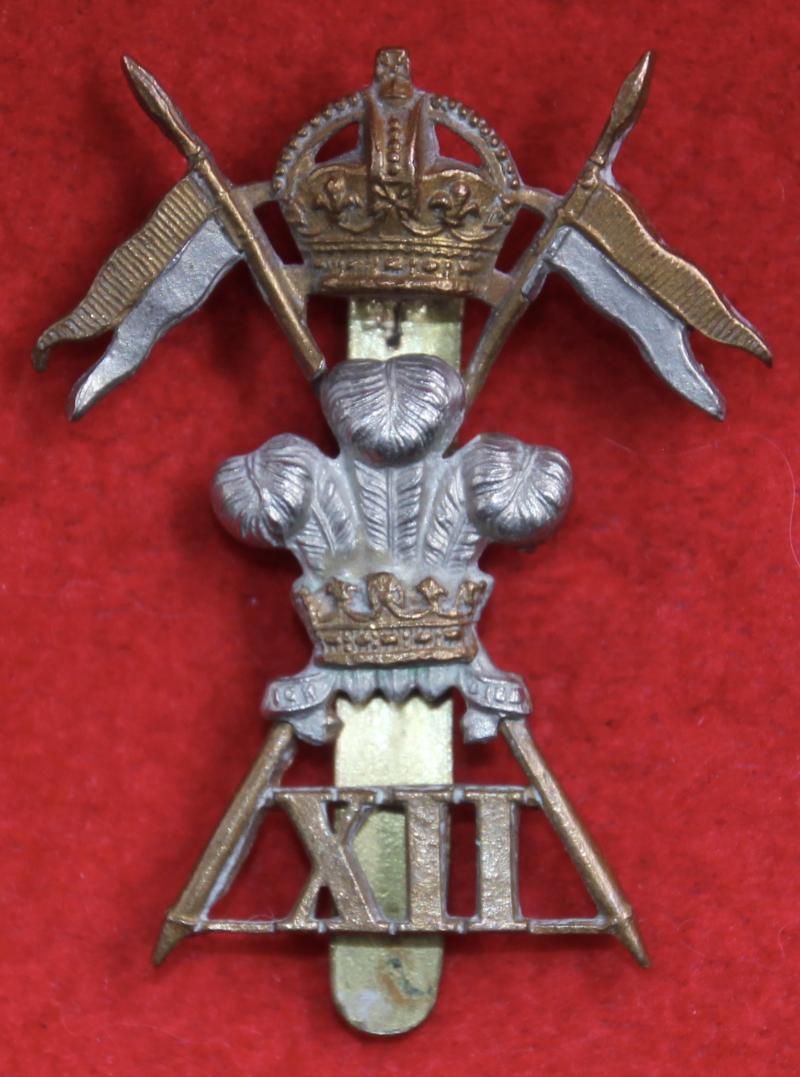 12th Lancers Cap Badge