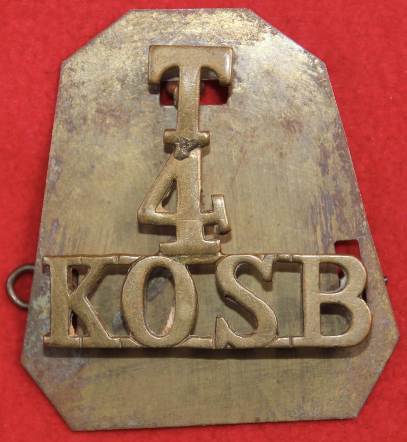 T/4/KOSB Shoulder Title