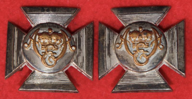 Wilts Regt Officer's Collar Badges