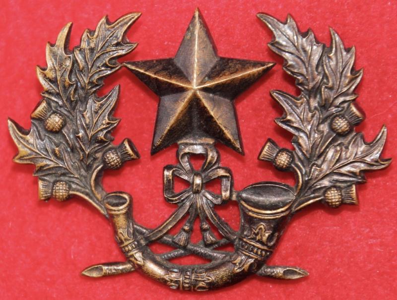 Cameronians 'Cheesecutter' Badge