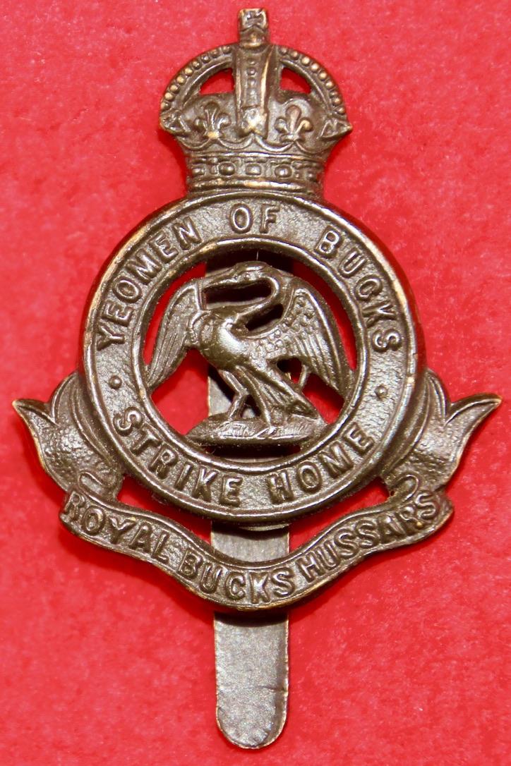 R Bucks Hussars Cap Badge