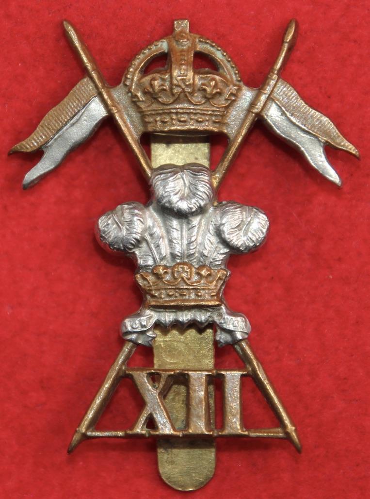 12th Lancers Cap Badge