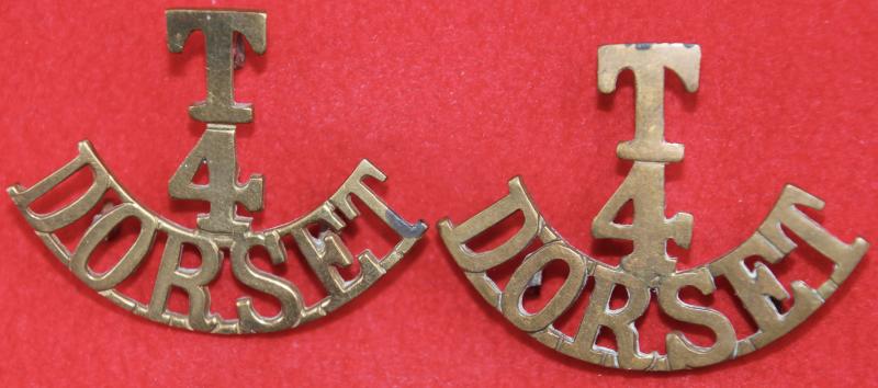 T/4/Dorset Shoulder Titles