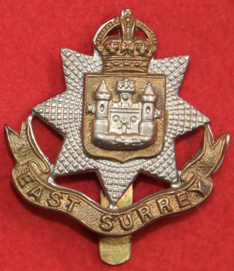 E Surreys KC Beret Badge
