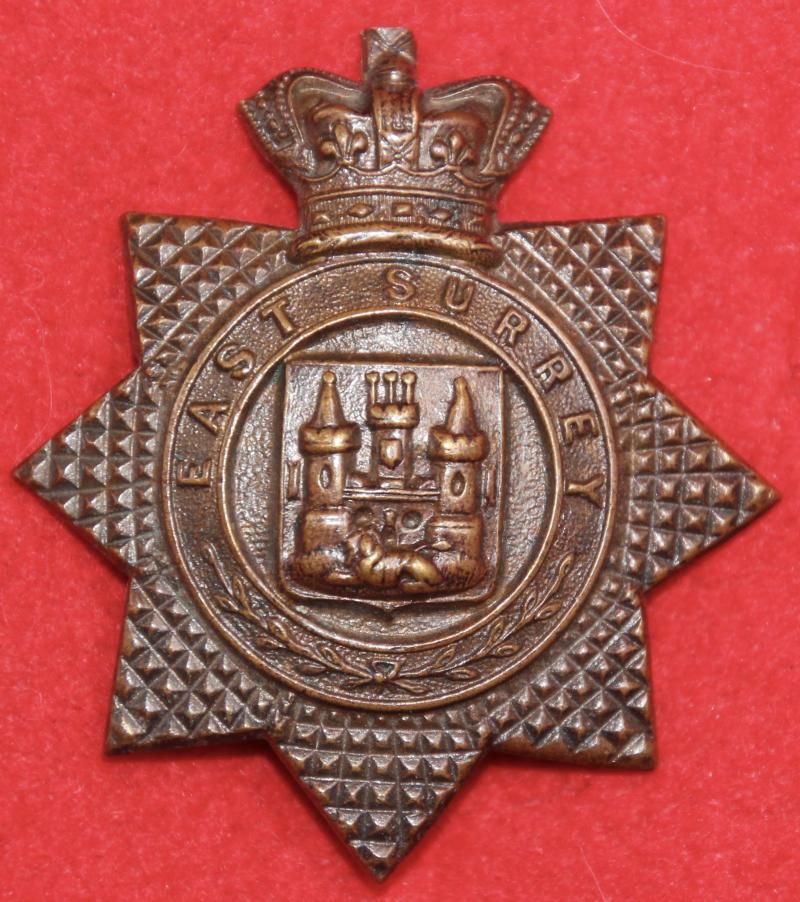 E Surreys Puggaree Badge