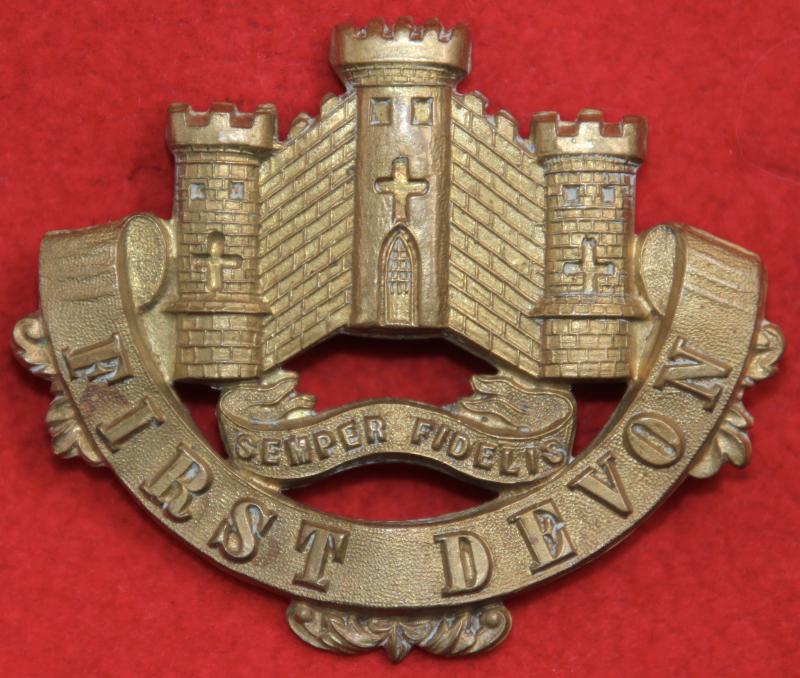 1st Devon Militia Glengarry Badge