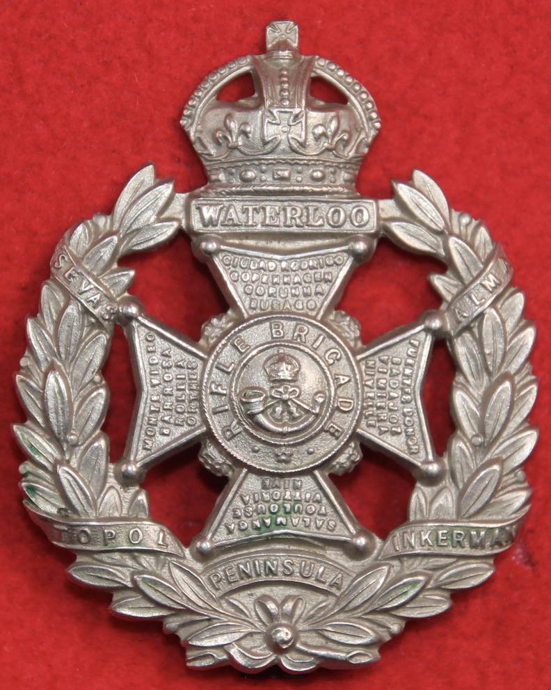 Rifle Brigade Puggaree Badge