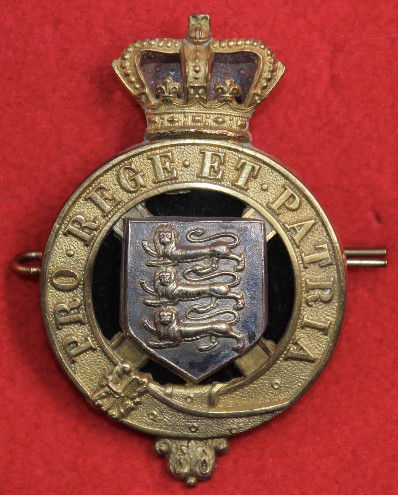 Jersey LI Officer’s Glengarry Badge