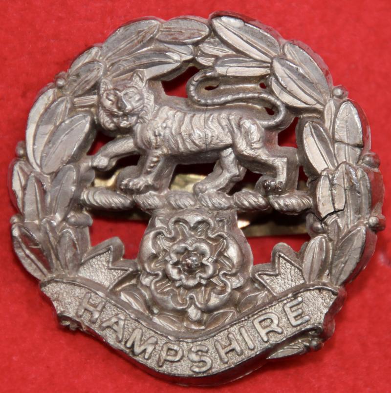 Hants Regt Plastic Cap Badge