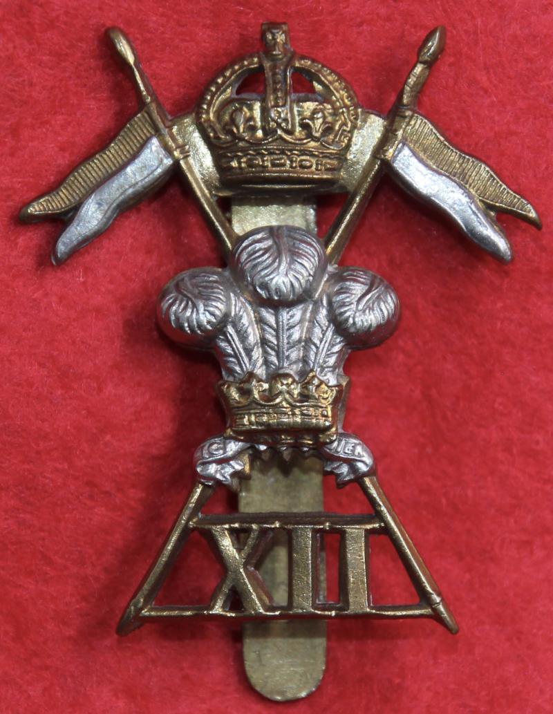 12th Lancers Cap Badge