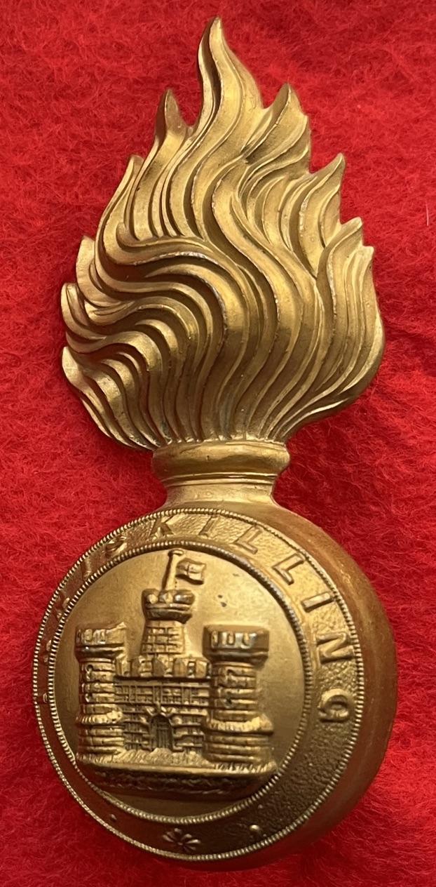 Inniskilling Fusiliers Fur Cap Grenade