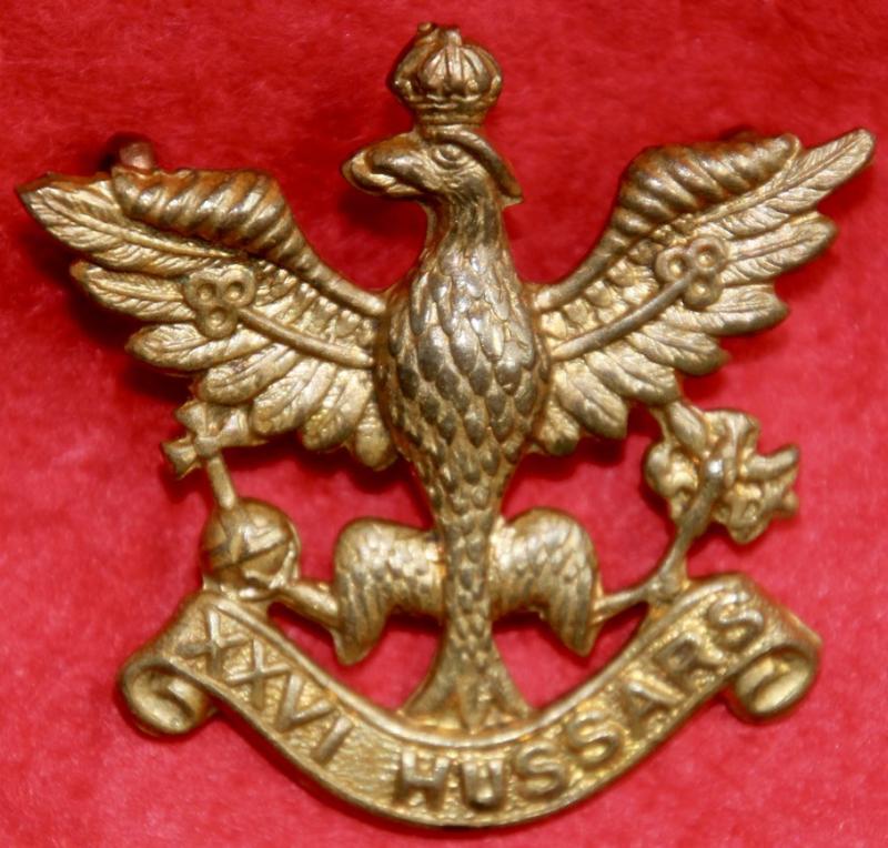 26th Hussars Cap Badge