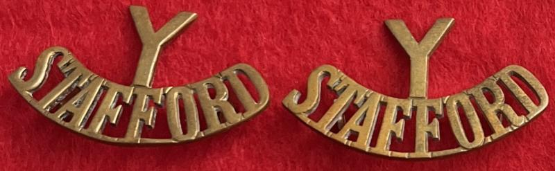 Y/Stafford Shoulder Titles