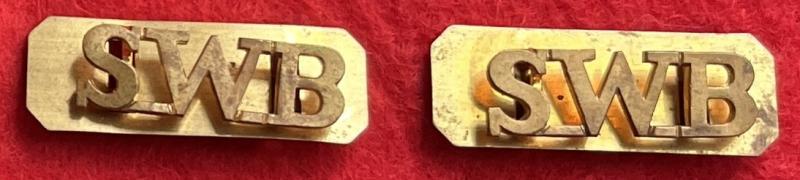 SWB Officer's Shoulder Titles