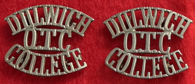 Dulwich/OTC/College Shoulder Titles